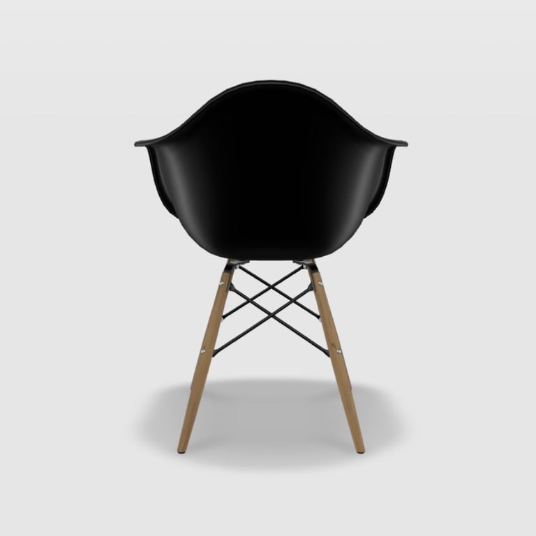 Cadeira Eames Arm Branco — vista alternativa