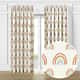 Cortina Infantil e Bebê Arco-Íris Boho - imagem 3