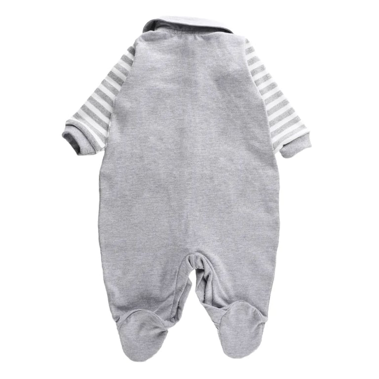 Saída de Maternidade Din Don Bordado Brasão Azul Marinho Tam P — vista alternativa