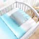 Jogo de Lençol Berço Tie Dye Azul 3 peças - imagem 2