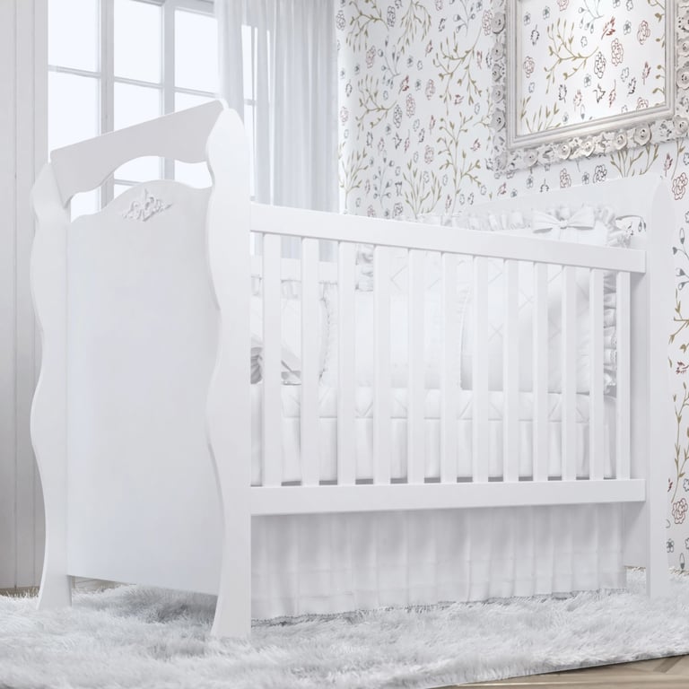 Berço Americano Branco Julie Provençal