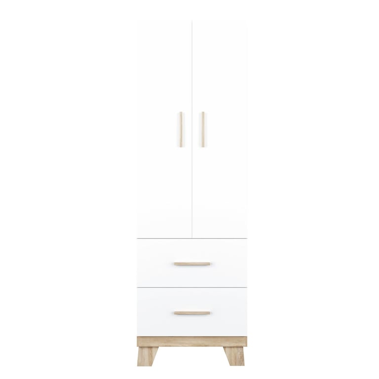 Guarda Roupa Infantil Madeira 2 Portas Retrô — vista alternativa