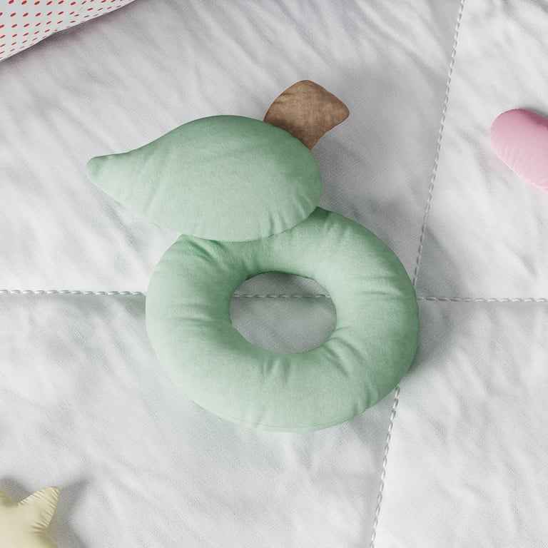 Chocalho Para Bebê Maçã Verde