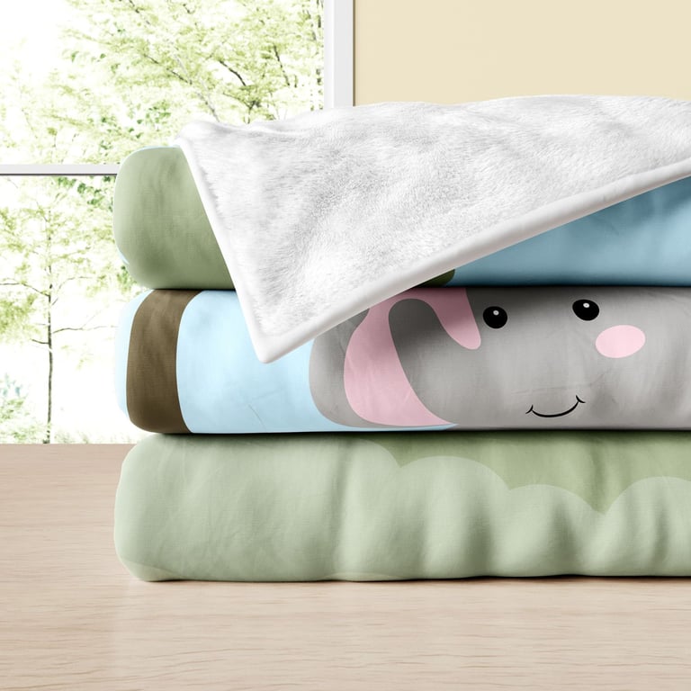 Manta Dupla Face com Soft Amiguinho Elefante 1M — vista alternativa