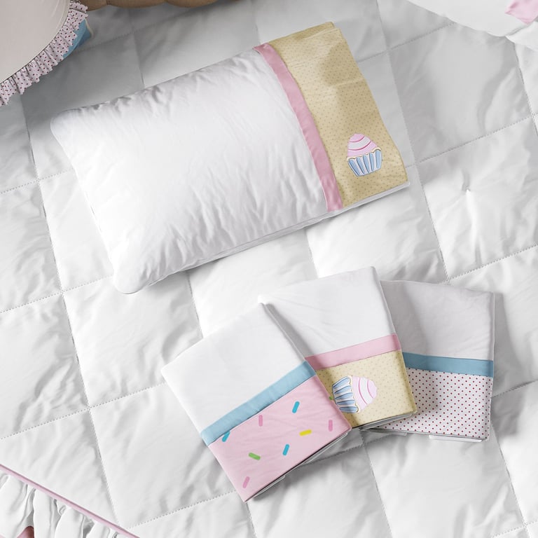 Jogo de Fronhas Doce Encanto 3 Peças