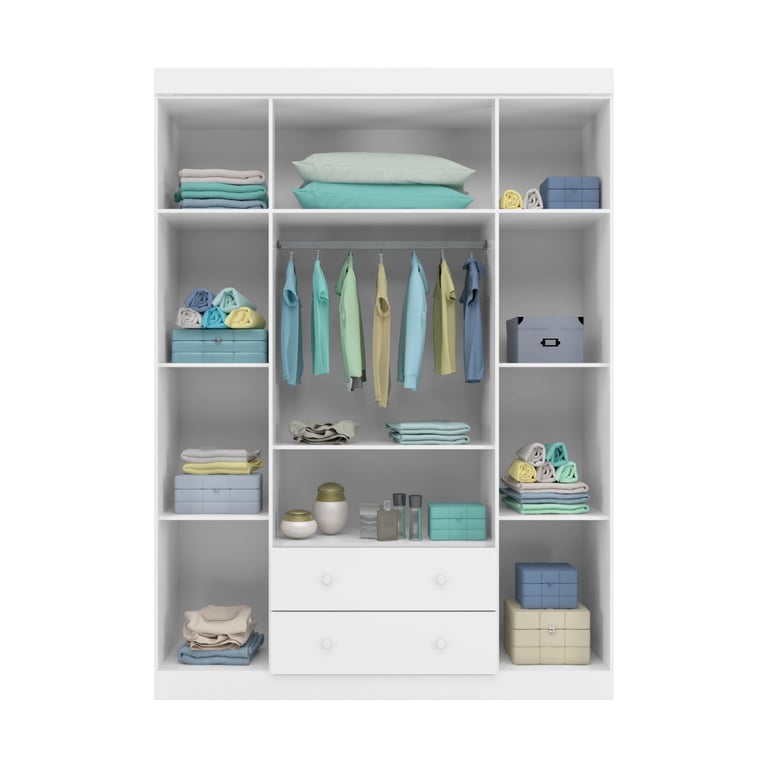Guarda Roupa Infantil Branco 4 Portas Helena — vista alternativa