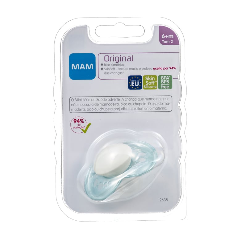 Chupeta Original (6M+) Azul