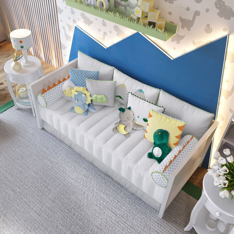 Kit Cama Babá Amiguinhos Dino — vista alternativa