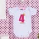 Body Mesversário Rosa - 4 Meses - imagem 5