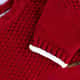 Macacão Tricot Ponto Arroz Vermelho - imagem 1