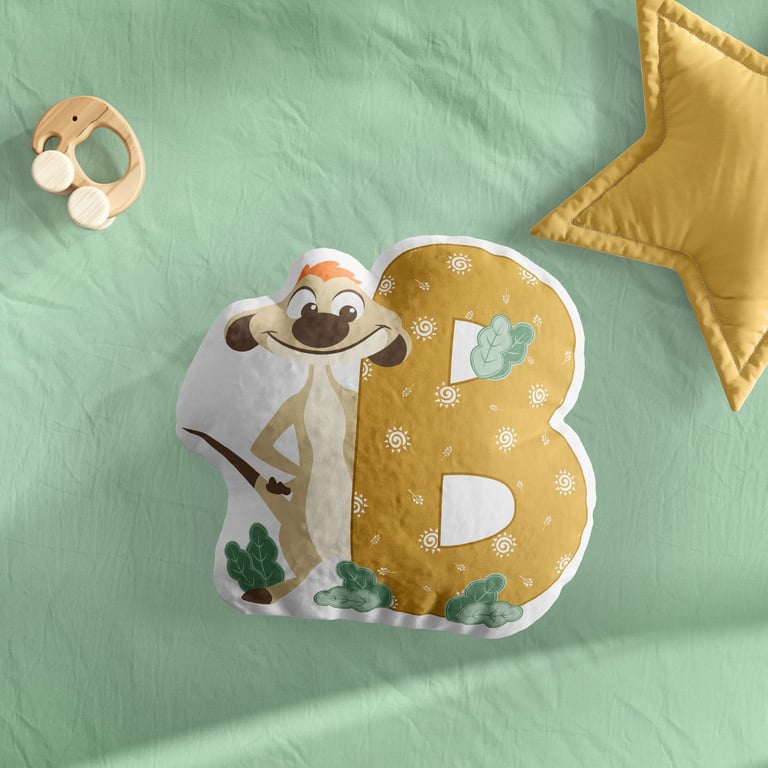 Almofada O Rei Leão Letras de A a Z — vista alternativa