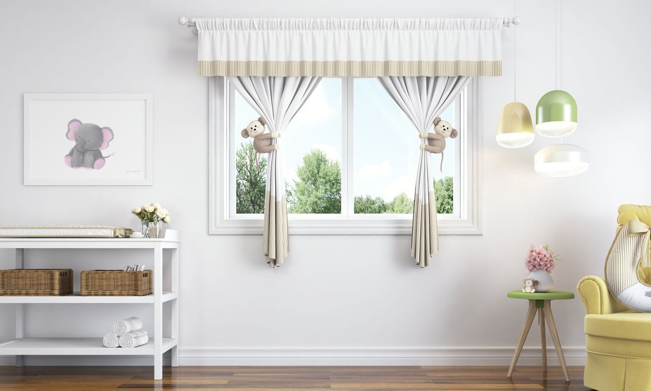 Cortina Amiguinhos Safári 1,50m