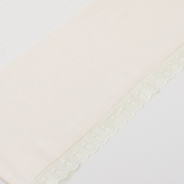 Lençol de Cima Berço de Malha Palha com Vira Percal