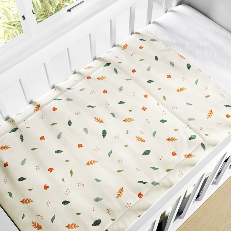 Edredom de Berço Folhas da Flora Brasileira — vista alternativa