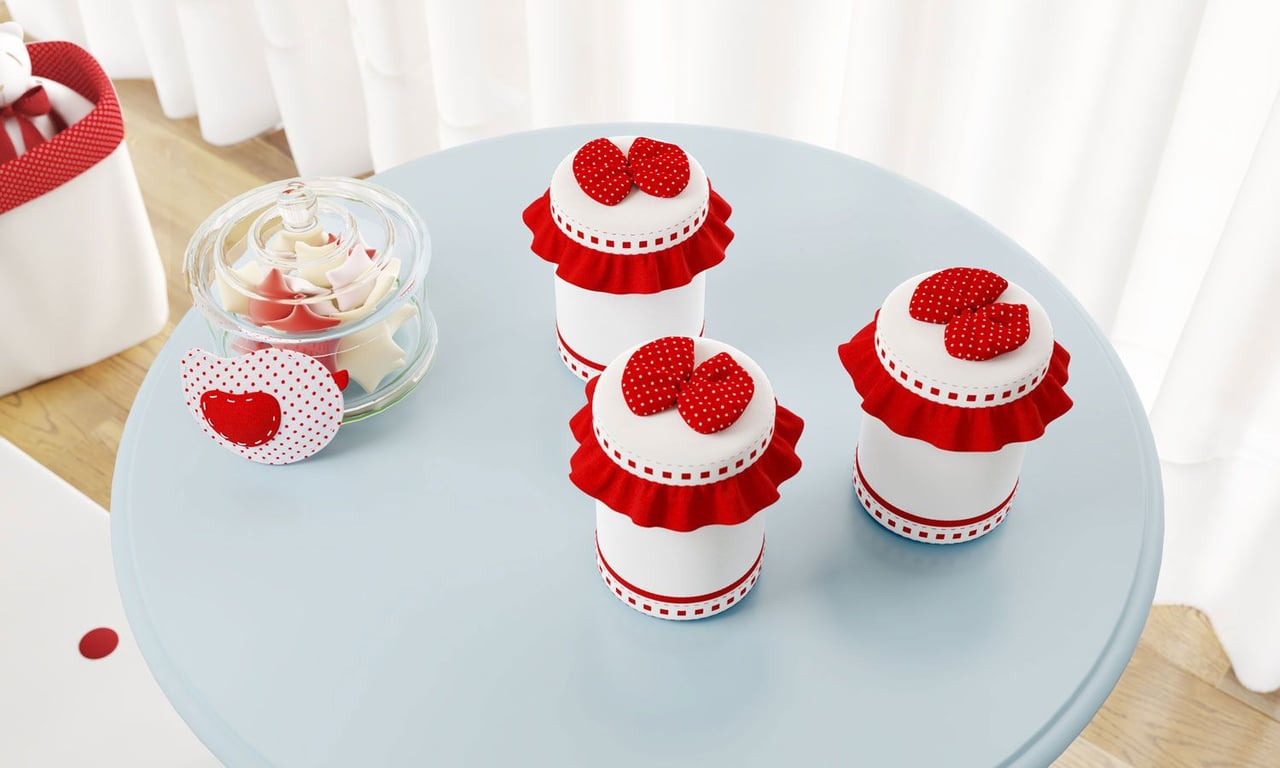 Jogo de Potes Chapeuzinho Vermelho — vista alternativa