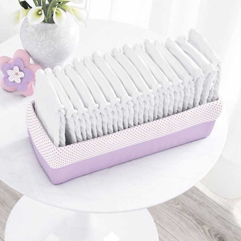 Cesto Organizador Floral Monet 40cm