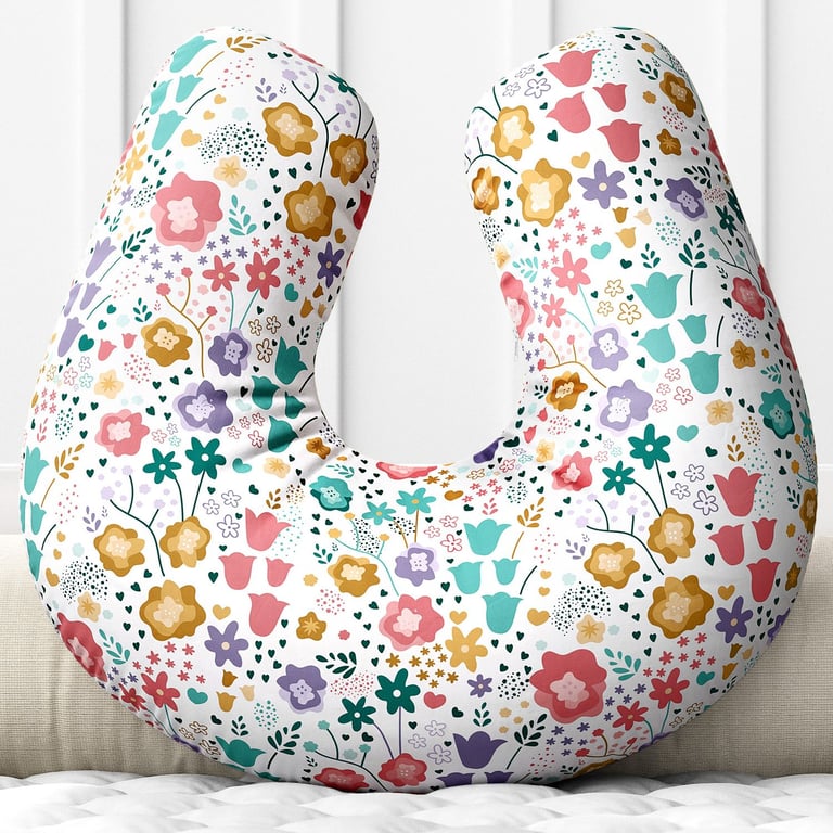 Almofada Amamentação Flores