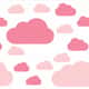 Adesivo de Parede Nuvem Rosa - imagem 2
