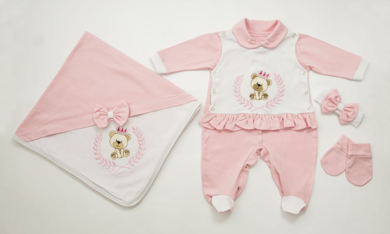 Saída Maternidade Ursinha Princesa