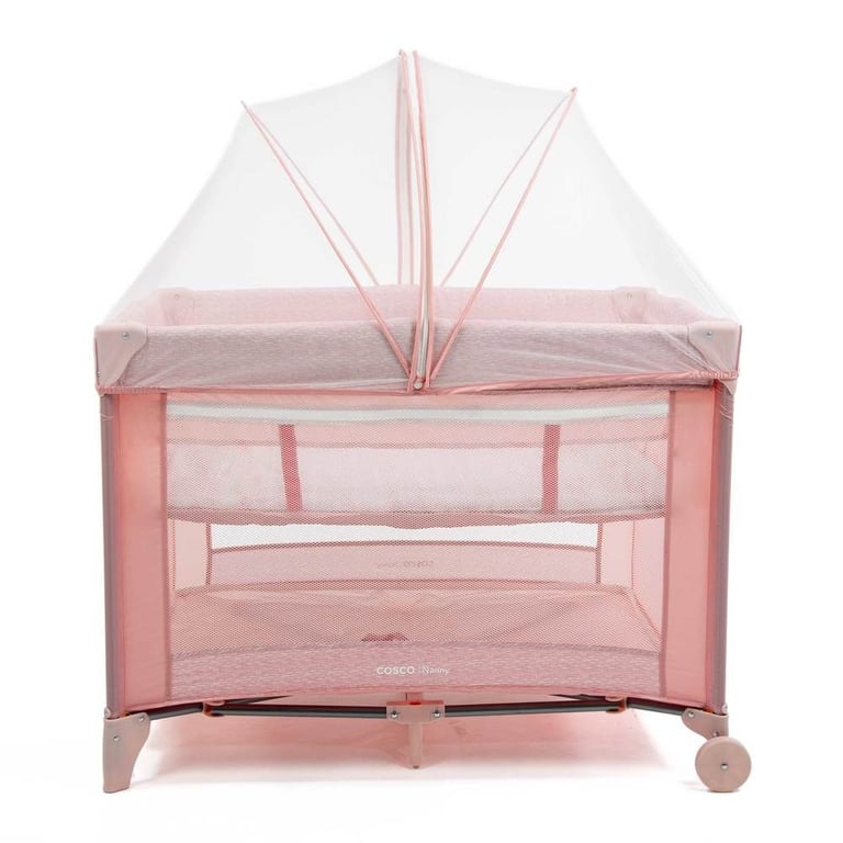 Berço Portátil Nanny Rosa — vista alternativa