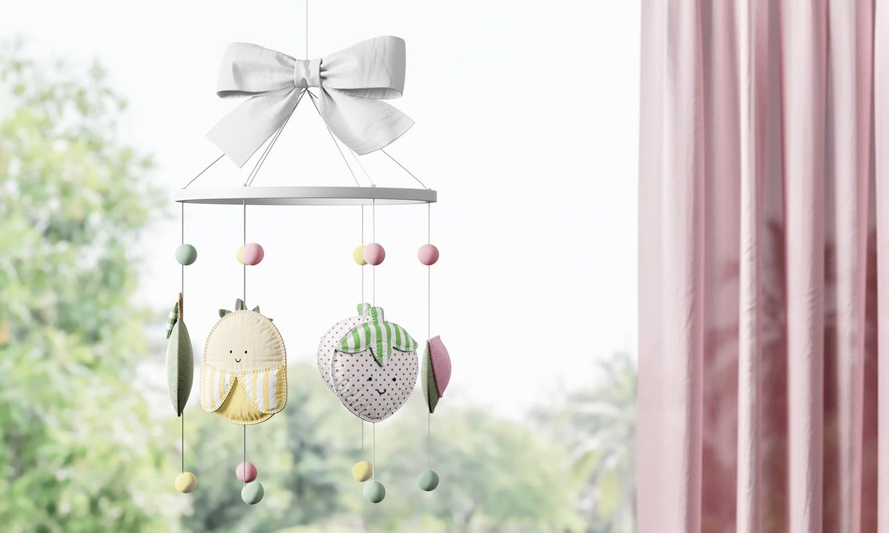 Móbile Frutinhas — vista alternativa