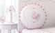 Almofada Redonda Patchwork Rosa 35cm - imagem 2