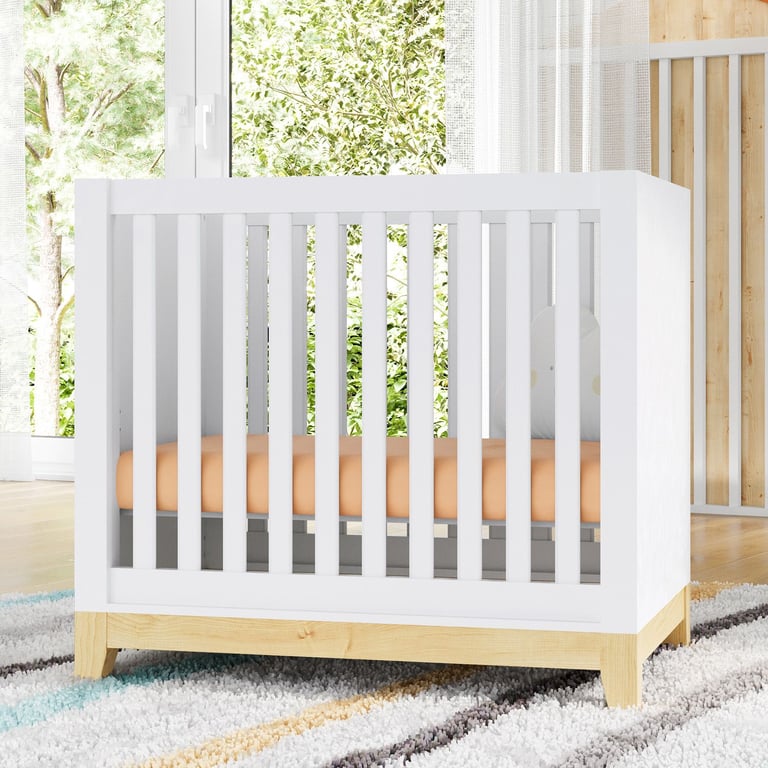 Berço Nacional Branco Retrô Amor Perfeito