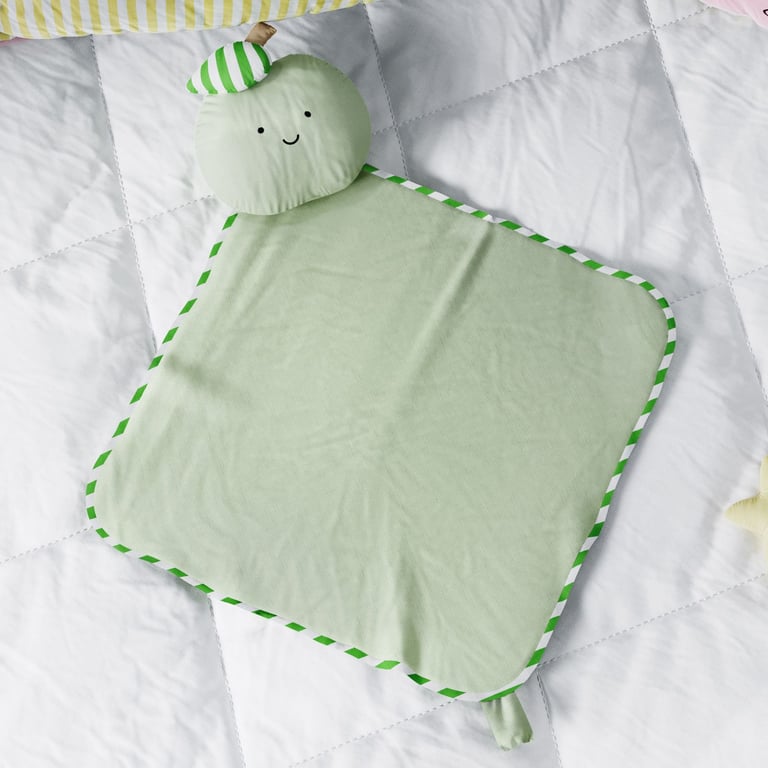 Naninha De Bebê Amiguinha Maçã Verde