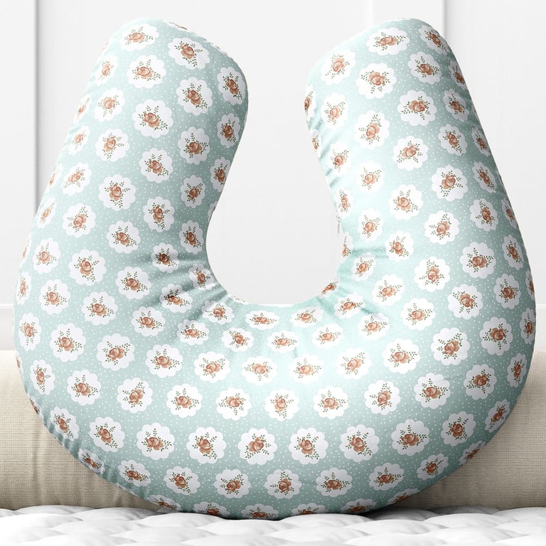 Almofada Amamentação Floral Liberty Poá
