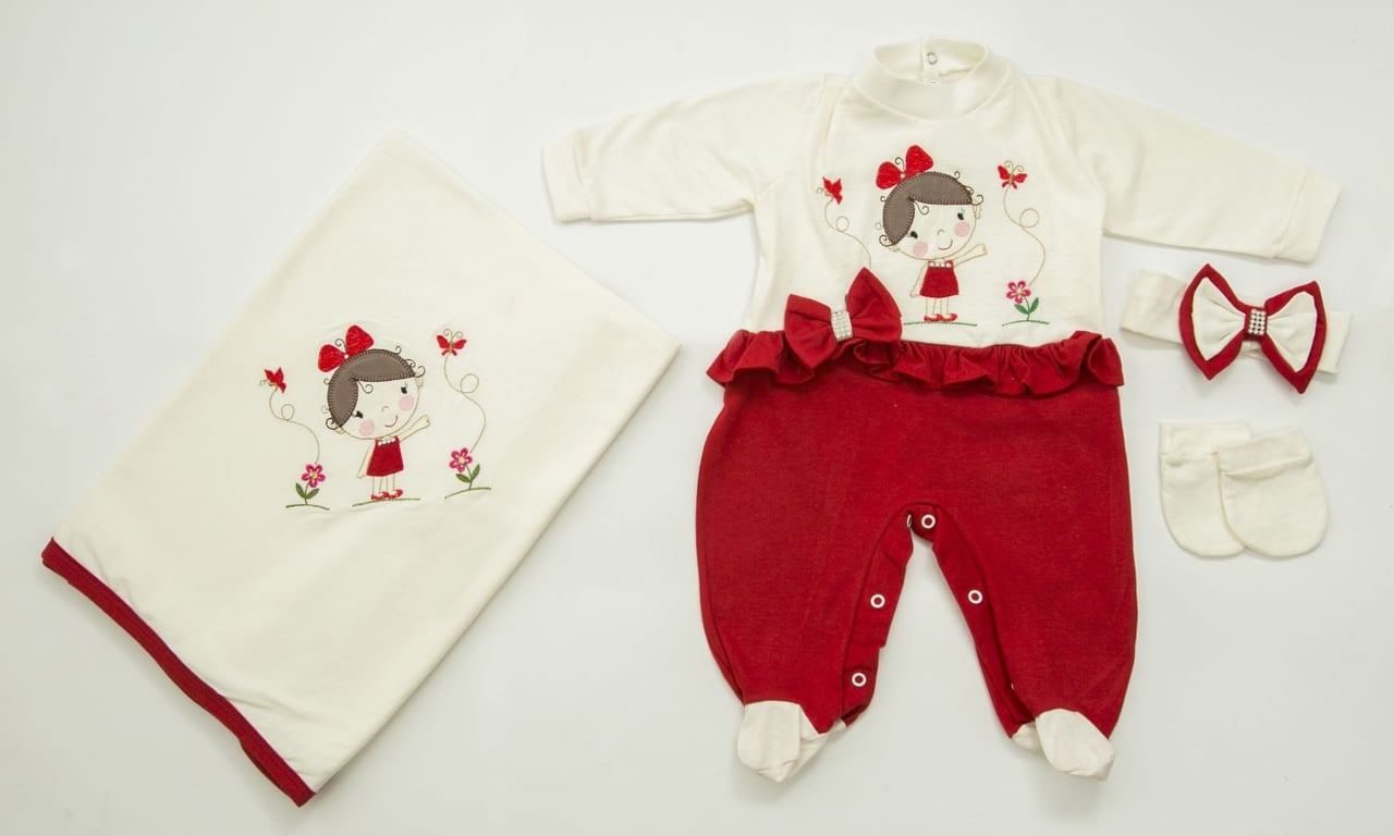 Saída Maternidade Menina no Jardim