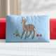 Almofada Retangular Cervo da Floresta Azul - imagem 1