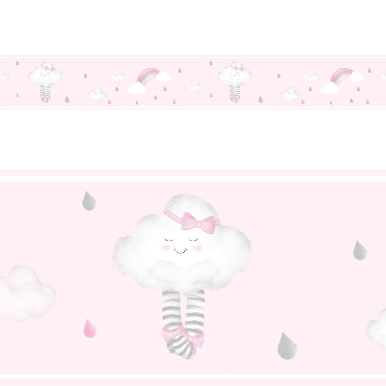 Faixa Adesiva de Parede Nuvem de Algodão