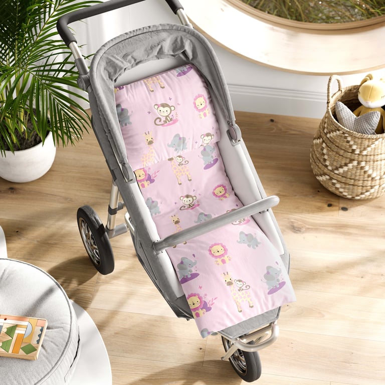 Jogo de Lençol para Carrinho Selva Baby