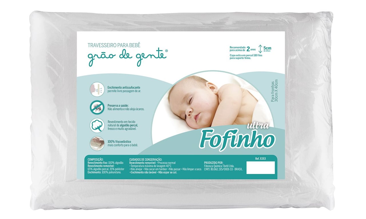 Travesseiro Viscoelástico Recém Nascido — vista alternativa