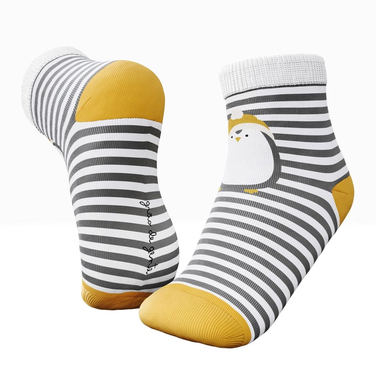 Kit Meia Trocapé Família Pinguim 8 Pares — vista alternativa