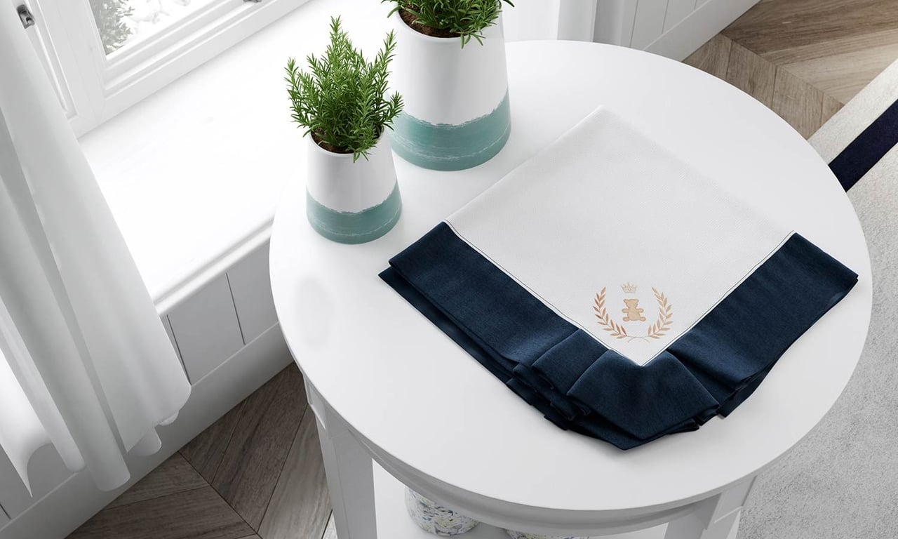 Manta Realeza Marinho Premium 75cm — vista alternativa