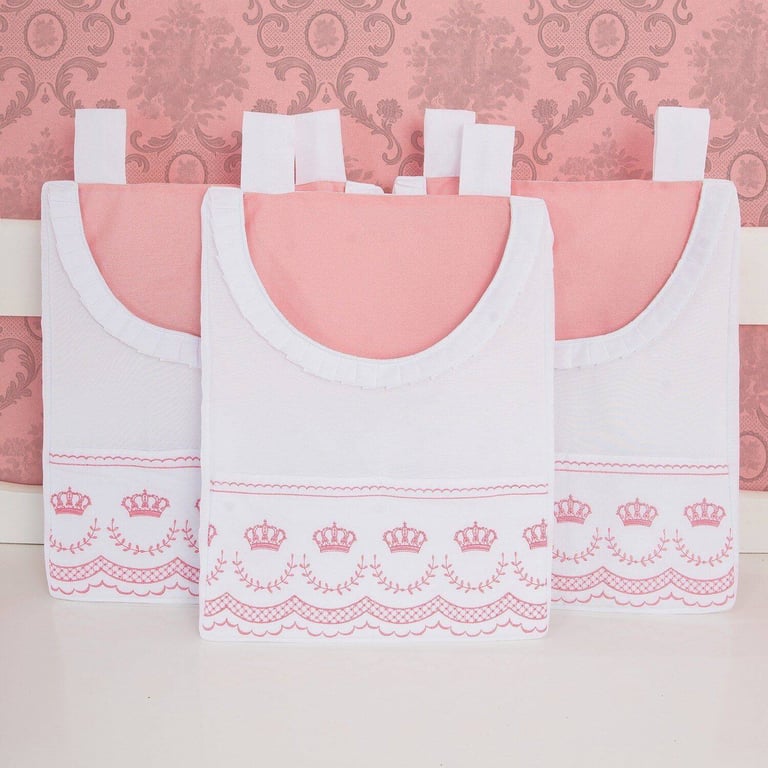 Porta Fraldas Varão Elegance Rosé