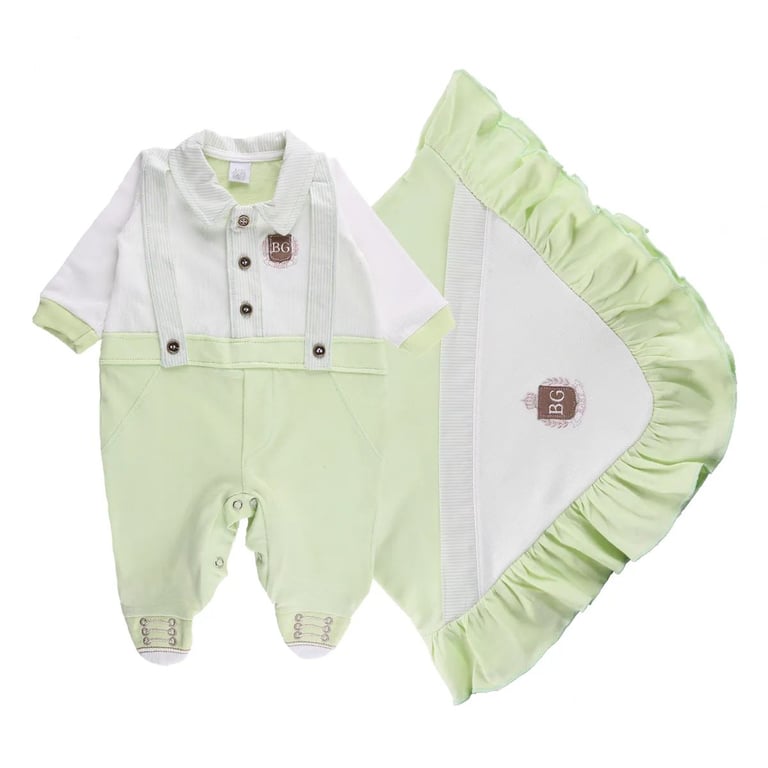 Saída Maternidade Baby Gijio Brasão Verde