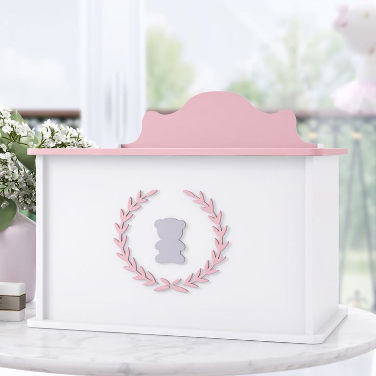 Farmacinha Ursa Luxo Rosa