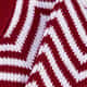 Macacão Tricot Chevron Vermelho e Branco - imagem 1
