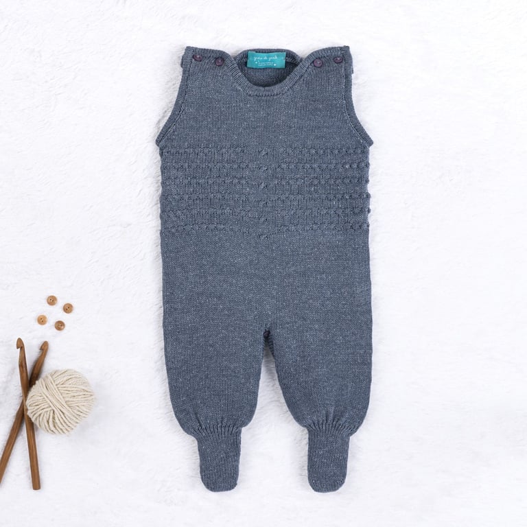 Macacão Tricot Requinte Cinza