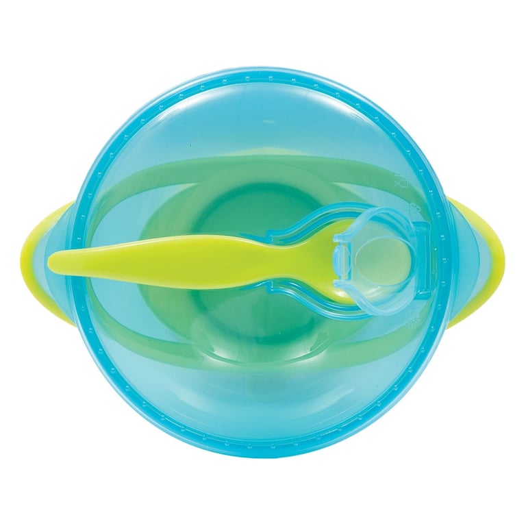 Kit Refeição com Bowl e Colher Azul — vista alternativa