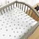 Lençol Berço com Elástico Maxi Poá Cinza - imagem 1