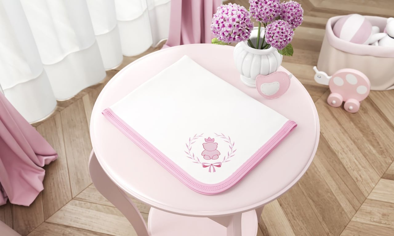 Cueiro Ursinho Clássico Marinho — vista alternativa