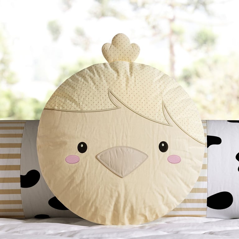 Almofada Redonda Amiguinho Pintinho 30cm