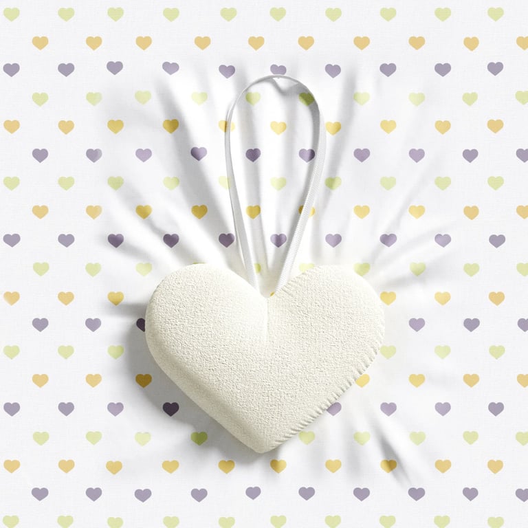 Lembrancinha Maternidade Mon Petit Coração Amarelo