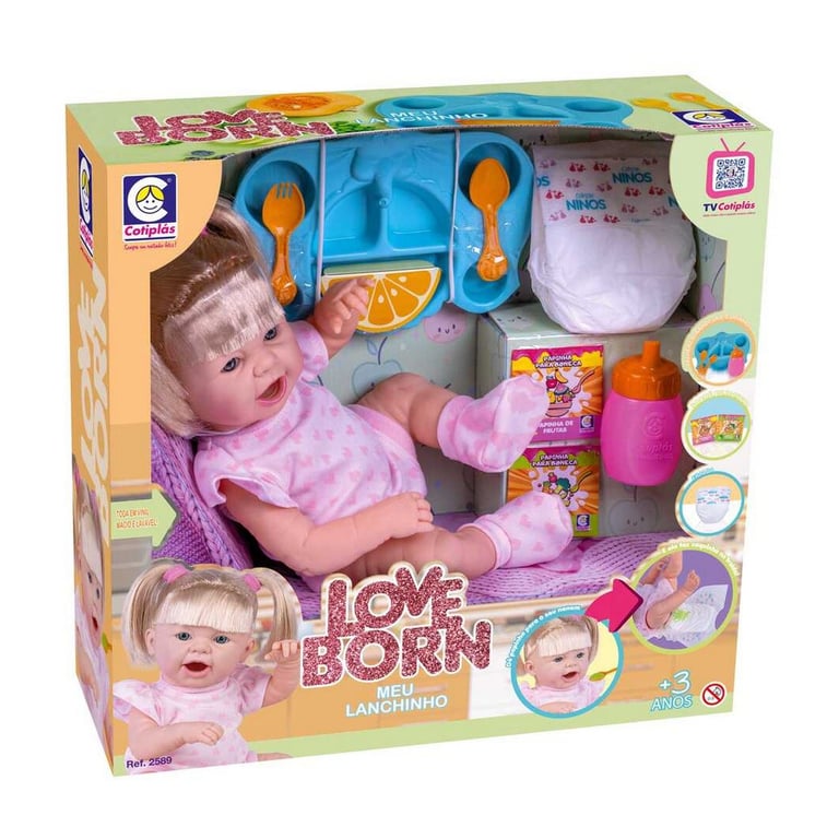 Boneca Love Born Meu Lanchinho — vista alternativa