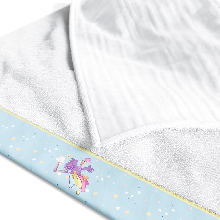 Toalha Fralda Galo Carijó Estrelinha 1,05M — vista alternativa