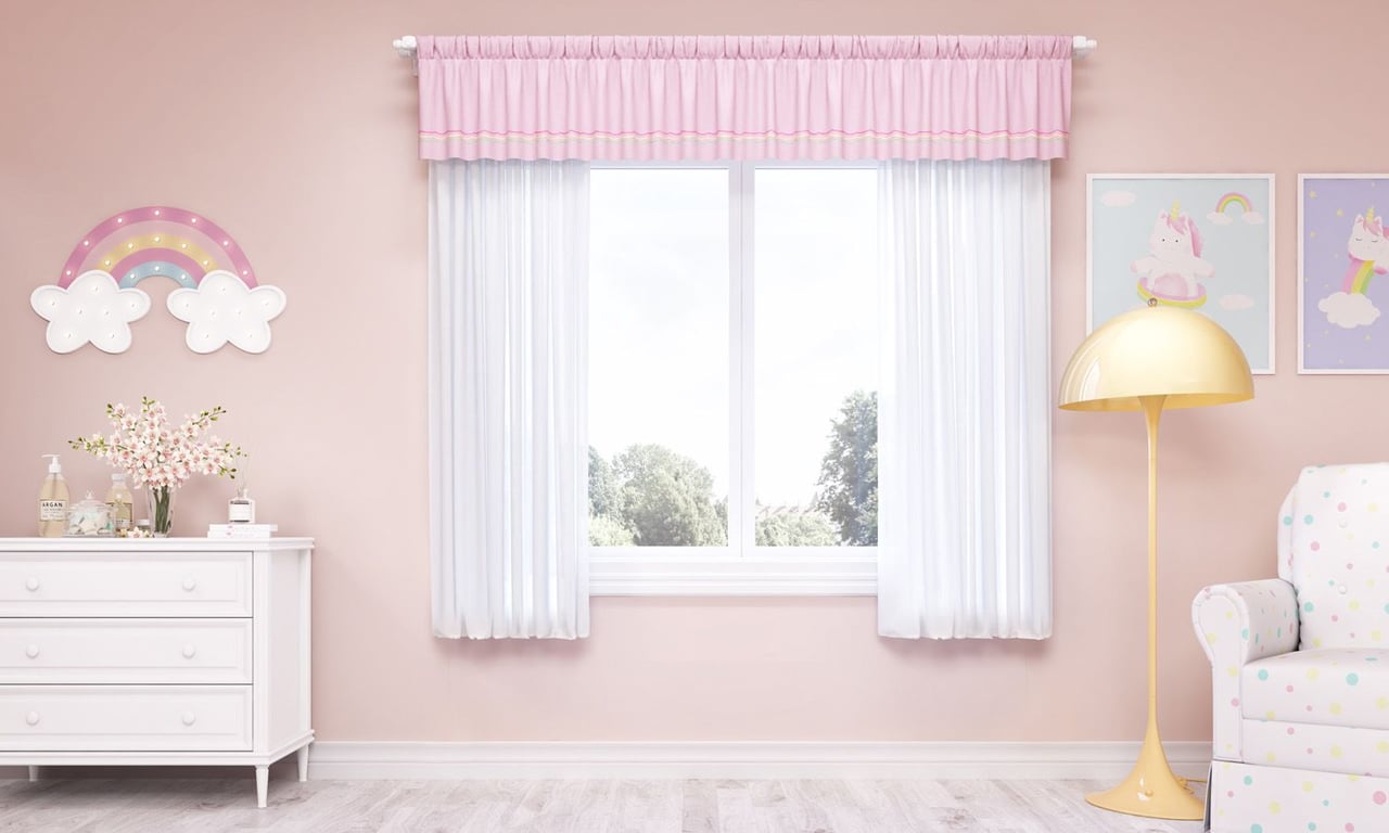 Cortina Amiguinhas Unicórnio 1,50m — vista alternativa