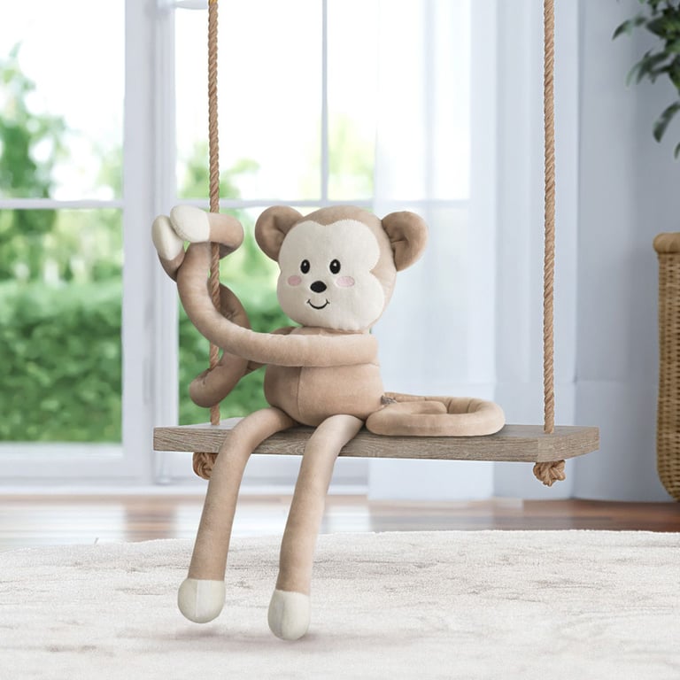 Bichinho de Pelúcia Amiguinhos Safári Macaco Agarradinho 75cm